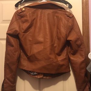 Faux Leather Jacket